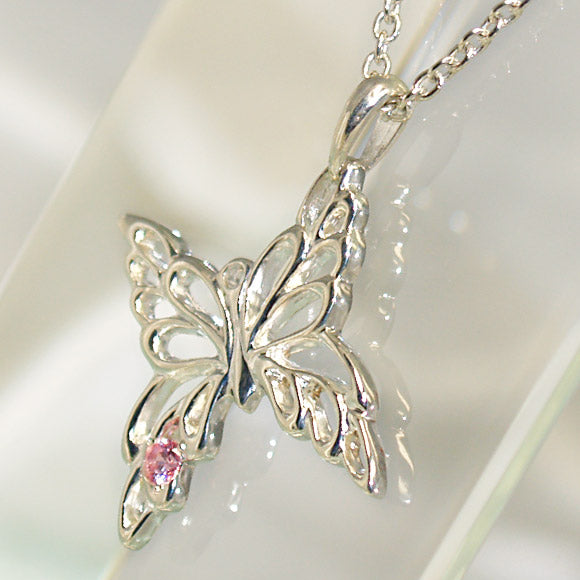 naturama(ナチュラマ) シルバーネックレス“Water Butterfly－ウォーターバタフライ－” [AP27]