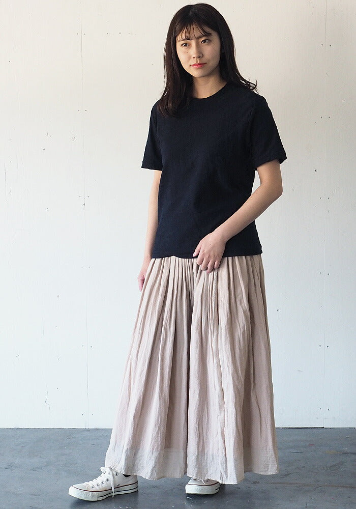 ガーゼ服工房garage（ガラージ）シングルガーゼ2枚重ね リバーシブルスカート [SK-13]