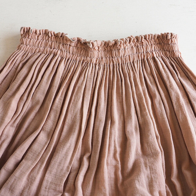 ガーゼ服工房garage（ガラージ）シングルガーゼ2枚重ね リバーシブルスカート [SK-13]