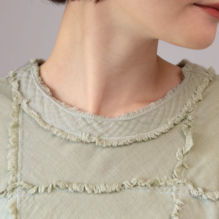 [32 colors in total] Gauze clothes Studio Garage Double Gauze Room Dress Long Long [SK-22-LL] Ladies