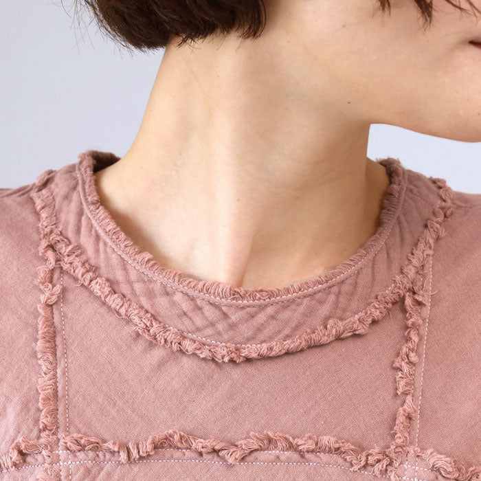 [All 32 colors] Gauze clothes Studio Garage Double Gauze Room Dress Long Sleeve [SK-22-LS] Ladies 