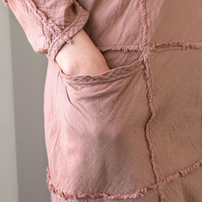 [All 32 colors] Gauze clothes Studio Garage Double Gauze Room Dress Long Sleeve [SK-22-LS] Ladies 