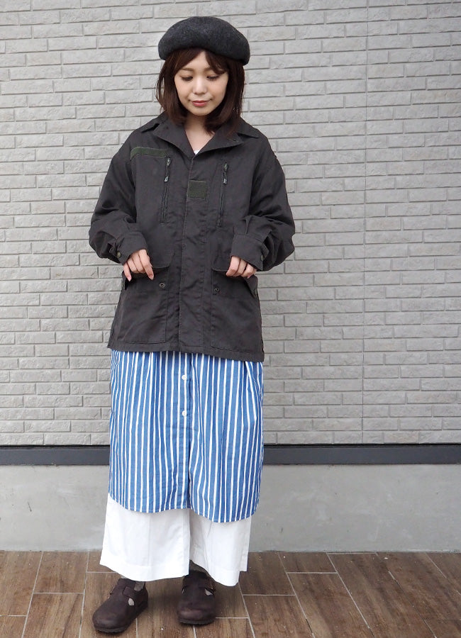 SOMETARY French Army F-1 Jacket Gobuko Dyed Wisteria Color Men's Women's [SO-F1JK01-HUJI] 