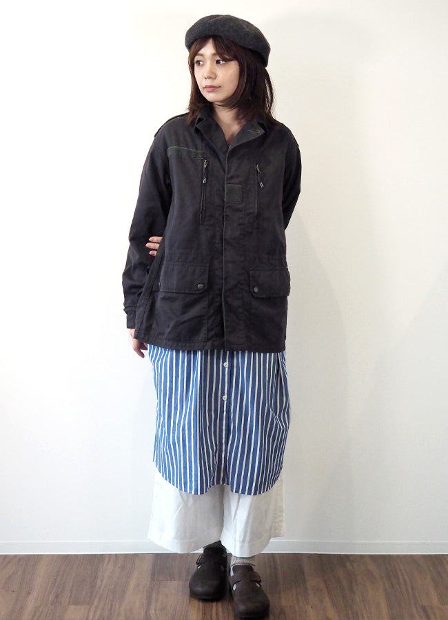 SOMETARY French Army F-1 Jacket Gobuko Dyed Wisteria Color Men's Women's [SO-F1JK01-HUJI] 