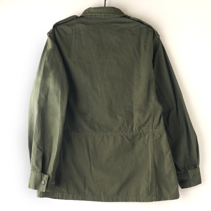 SOMETARY French Army F-1 Jacket Yangbai Dyed Yellow Sea Pine Men's Women's [SO-F1JK01-KIMI] 