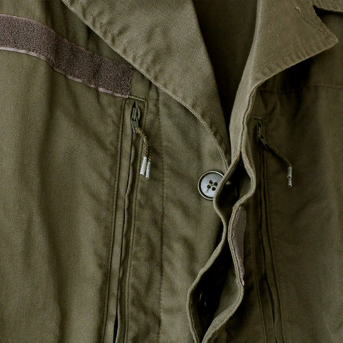 SOMETARY French Army F-1 Jacket Yangbai Dyed Yellow Sea Pine Men's Women's [SO-F1JK01-KIMI] 