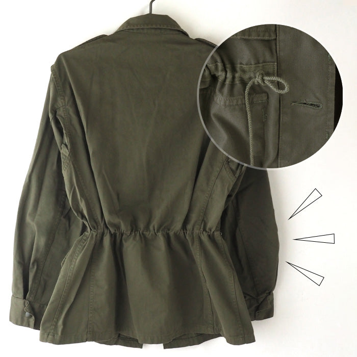 SOMETARY French Army F-1 Jacket Yangbai Dyed Yellow Sea Pine Men's Women's [SO-F1JK01-KIMI] 