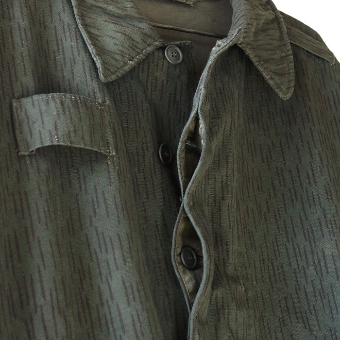 SOMETARY Czech Army Raindrop Camo Field Coat Yaguruma Tsushi Dyed Sea Pine Color Men's [SO-FCT01-MIRU] 