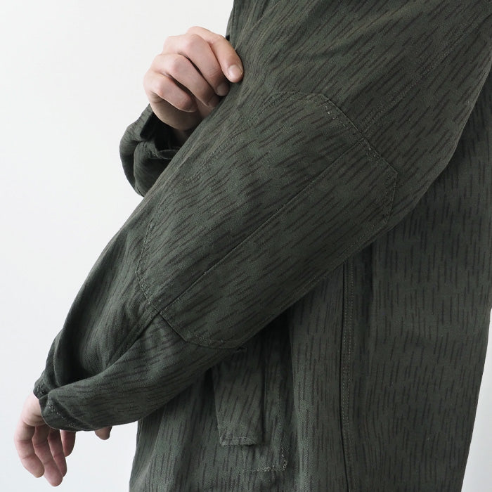 SOMETARY Czech Army Raindrop Camo Field Coat Yaguruma Tsushi Dyed Sea Pine Color Men's [SO-FCT01-MIRU] 