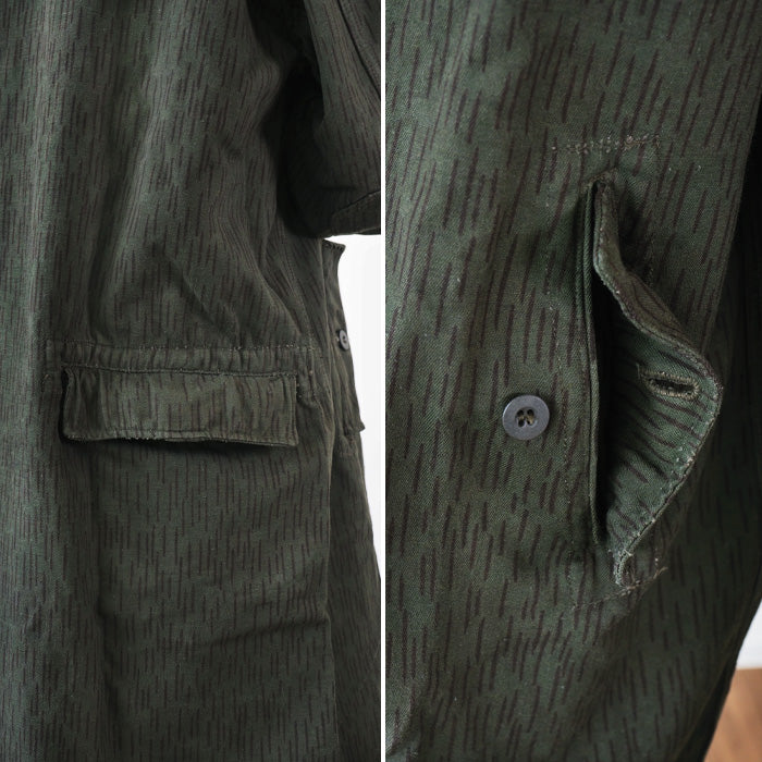 SOMETARY Czech Army Raindrop Camo Field Coat Yaguruma Tsushi Dyed Sea Pine Color Men's [SO-FCT01-MIRU] 