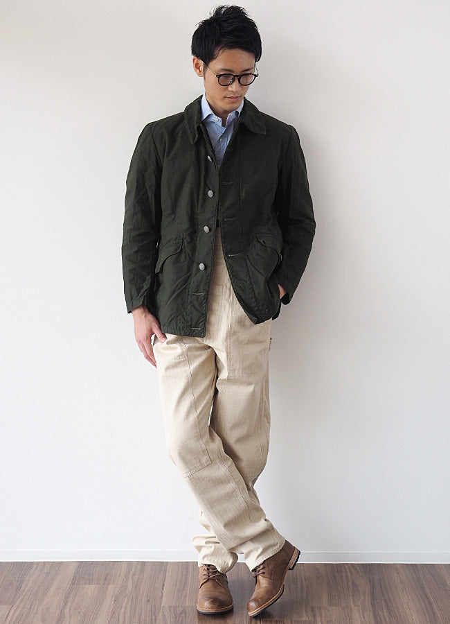 Sometary Swedish Army M-59 Field Jacket Arrow Cart Dyed Sea Pine Color [SO-FJK01-MIRU] 