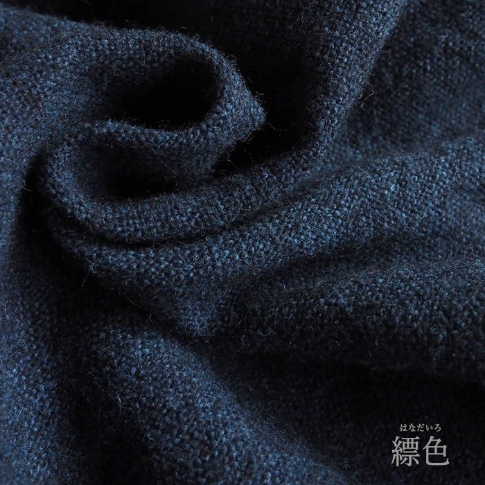 SOMETARY (ソメタリ) フランス軍 リネンウールベスト 藍染め 縹色 鉄紺色 レディース[SO-LWVE01]
