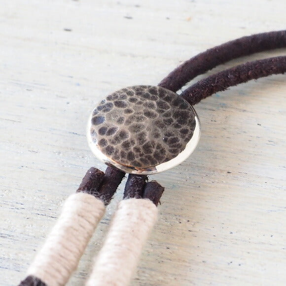 small right Handmade Accessories Sandals Loop Tie Necklace Brass [SR-LT-01] 