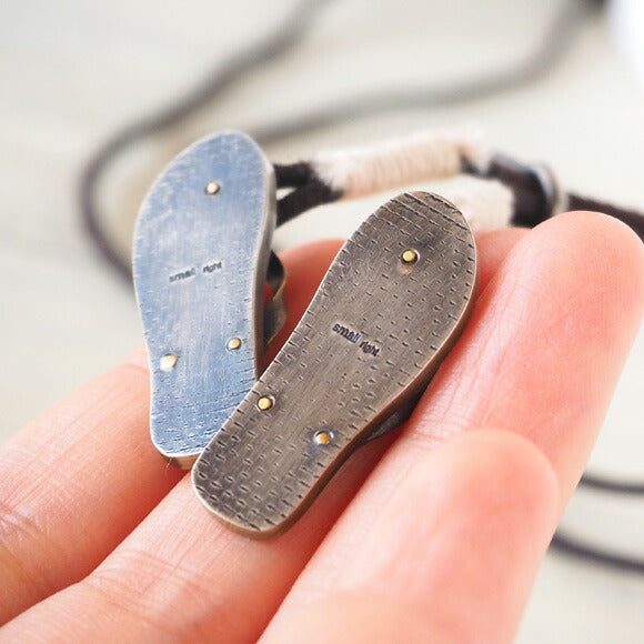 small right Handmade Accessories Sandals Loop Tie Necklace Brass [SR-LT-01] 