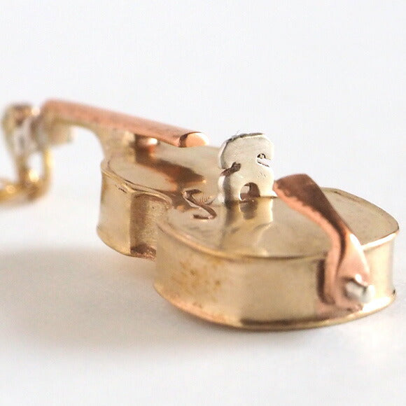 small right（スモールライト） 奏者のためのコントラバス ネックレス 真鍮 [SR-NL-13]