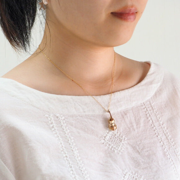 small right（スモールライト） 奏者のためのコントラバス ネックレス 真鍮 [SR-NL-13]