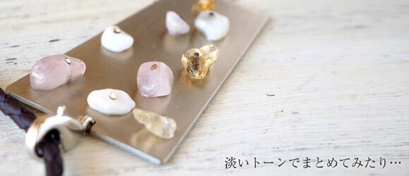 [You can choose natural stones] small right Climbing wall necklace for handmade accessories climbers [SR-NL-16] 