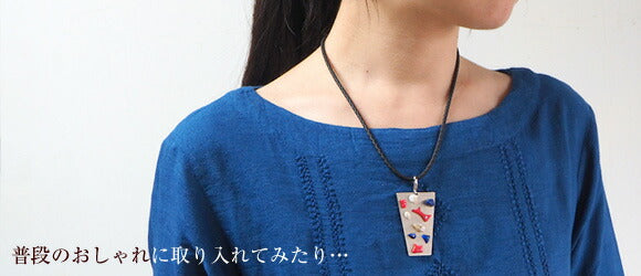 [You can choose natural stones] small right Climbing wall necklace for handmade accessories climbers [SR-NL-16] 