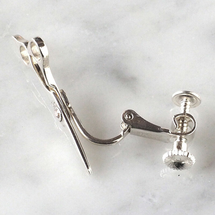 small right Scissors Earrings for Hairdressers Handmade Accessories Silver One Ear [SR-PC-04] 