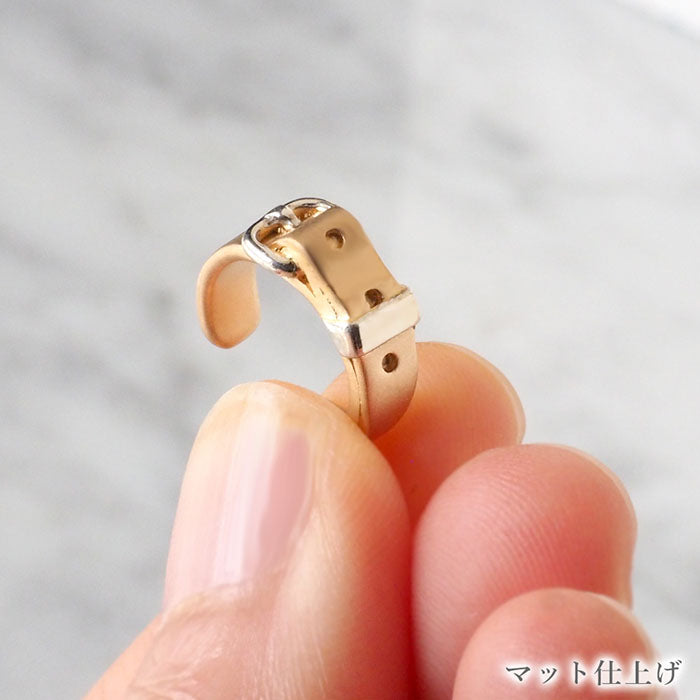 [2 types] small right handmade accessory belt ear cuff cute 4mm gold one ear [SR-PC-06] 