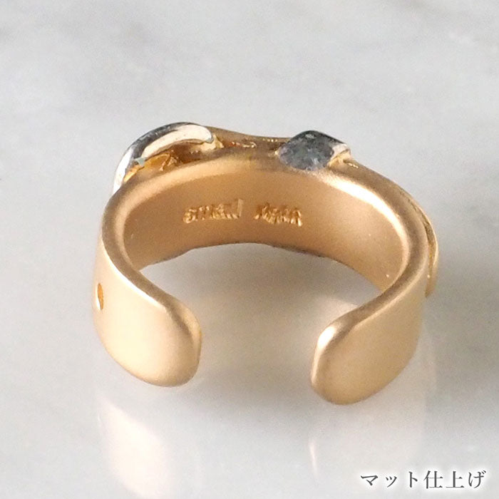 [2 types] small right handmade accessory belt ear cuff cute 4mm gold one ear [SR-PC-06] 