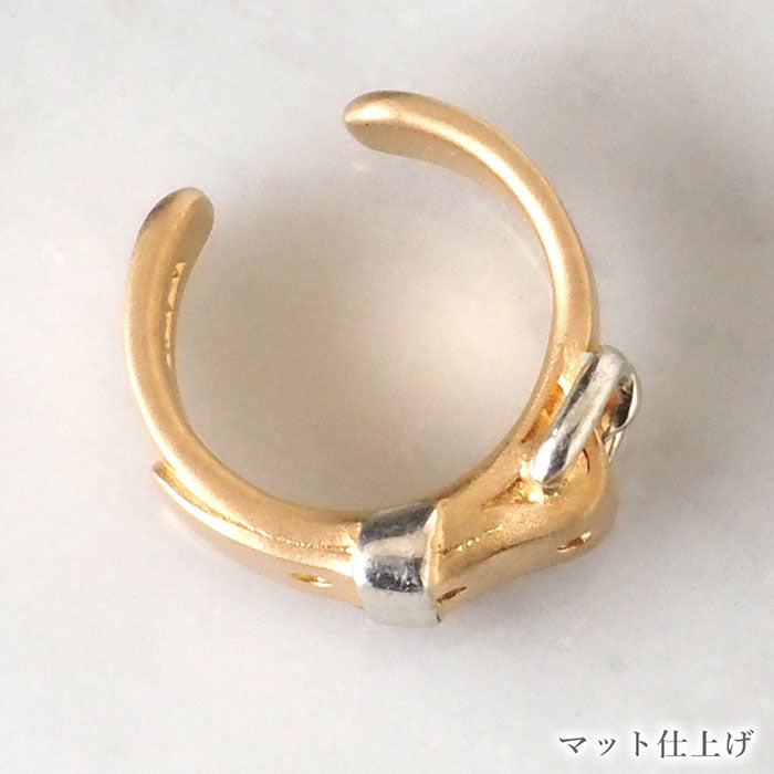 [2 types] small right handmade accessory belt ear cuff cute 4mm gold one ear [SR-PC-06] 