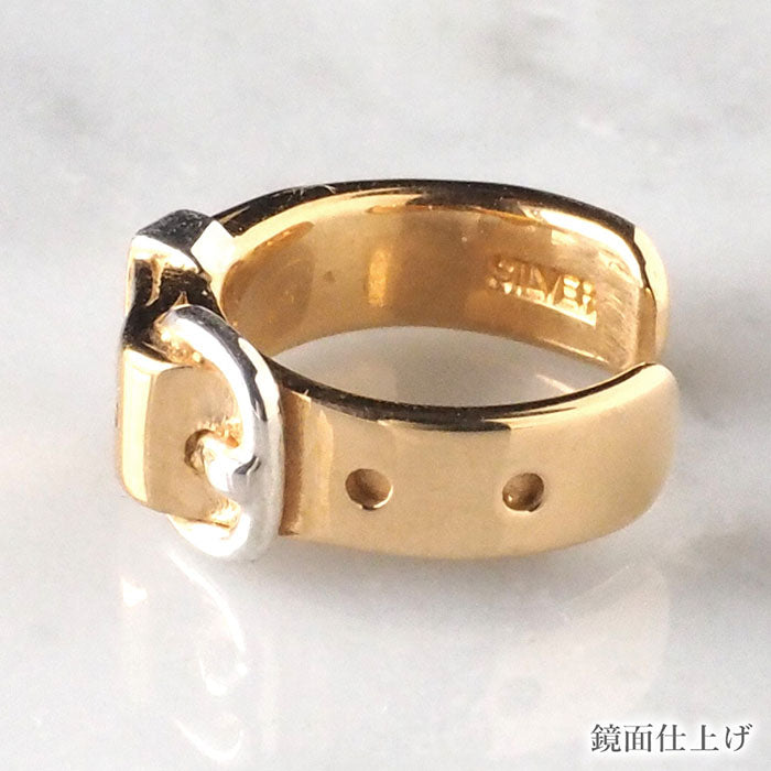 [2 types] small right handmade accessory belt ear cuff cute 4mm gold one ear [SR-PC-06] 