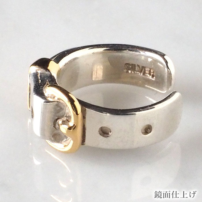 [2 types] small right handmade accessory belt ear cuff cute 4mm silver one ear [SR-PC-07] 