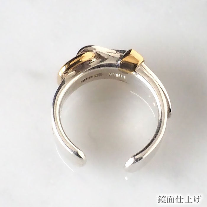 [2 types] small right handmade accessory belt ear cuff cute 4mm silver one ear [SR-PC-07] 