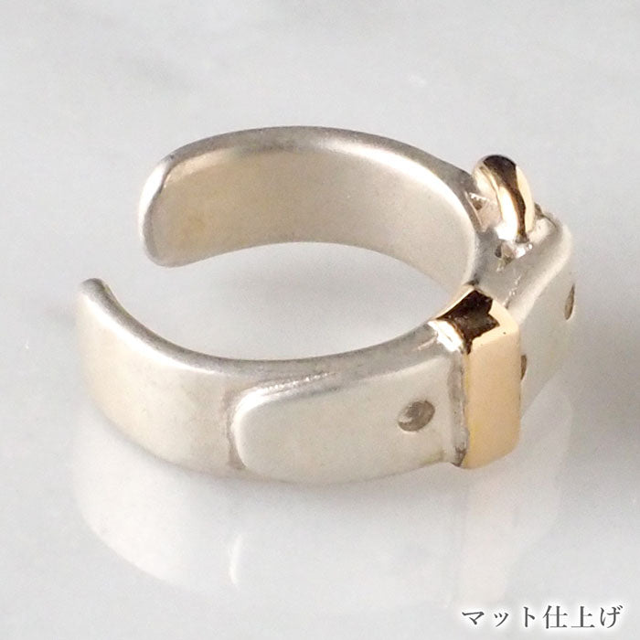 [2 types] small right handmade accessory belt ear cuff cute 4mm silver one ear [SR-PC-07] 