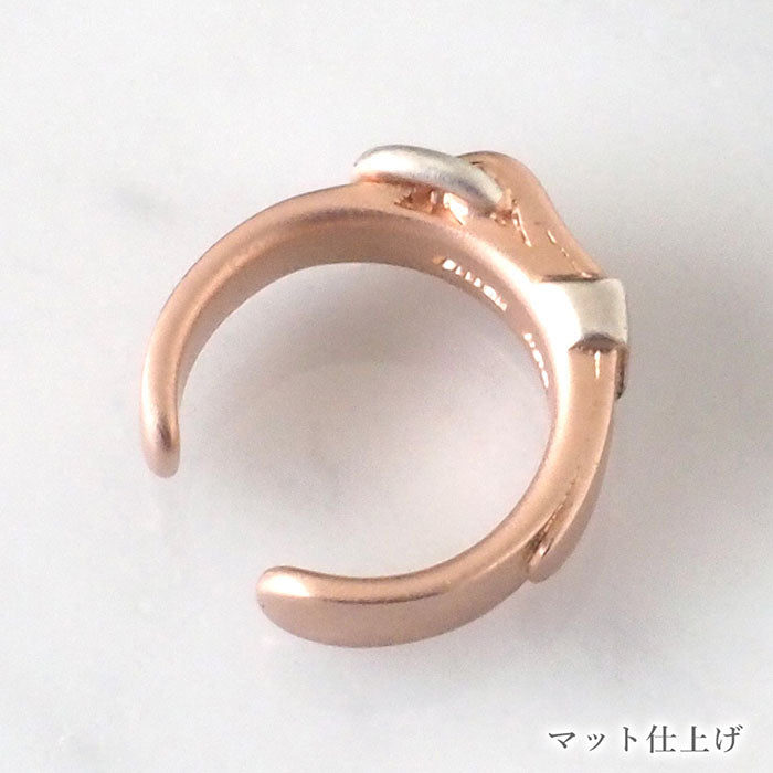 [2 types] small right handmade accessory belt ear cuff cute 4mm pink gold one ear [SR-PC-08] 