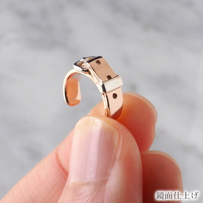 [2 types] small right handmade accessory belt ear cuff cute 4mm pink gold one ear [SR-PC-08] 