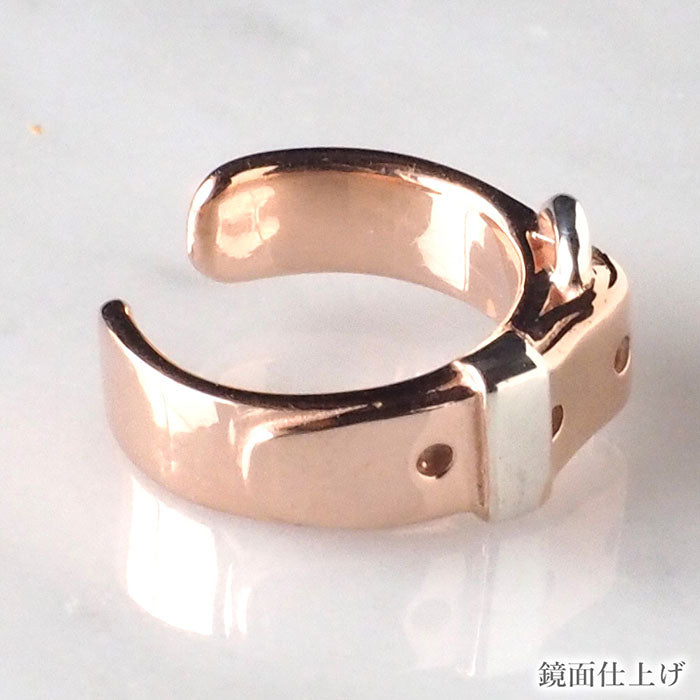 [2 types] small right handmade accessory belt ear cuff cute 4mm pink gold one ear [SR-PC-08] 