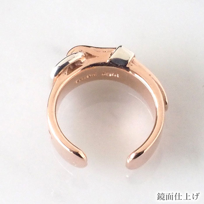 [2 types] small right handmade accessory belt ear cuff cute 4mm pink gold one ear [SR-PC-08] 