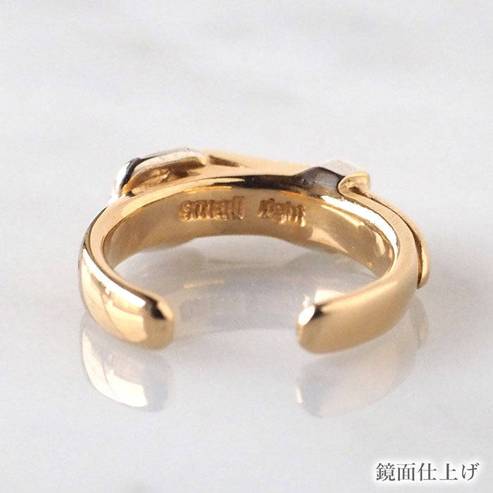 [2 types] small right handmade accessory belt ear cuff cute 2.5mm gold one ear [SR-PC-09] 