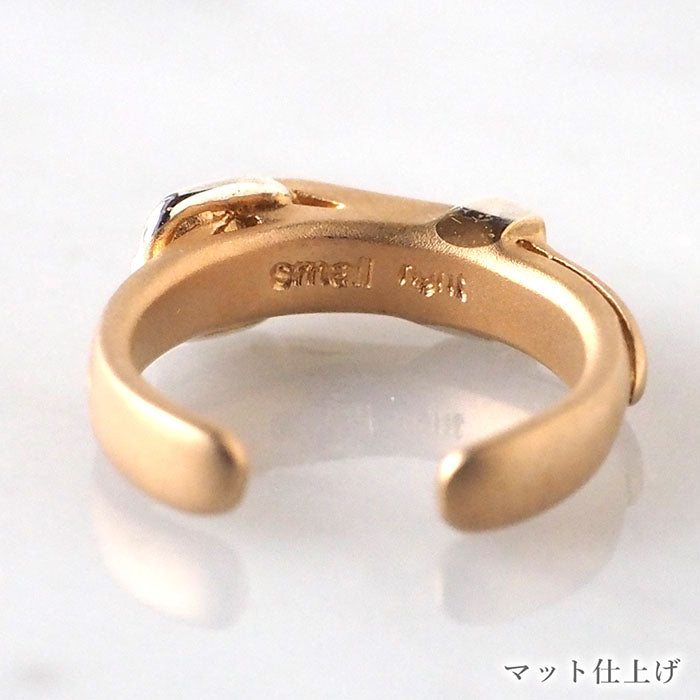 [2 types] small right handmade accessory belt ear cuff cute 2.5mm gold one ear [SR-PC-09] 