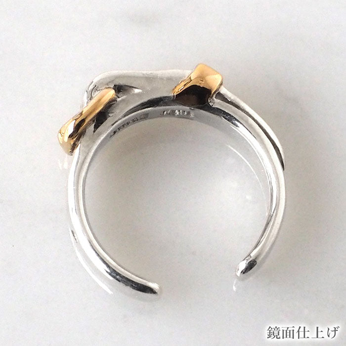 [2 types] small right handmade accessory belt ear cuff cute 2.5mm silver one ear [SR-PC-10] 