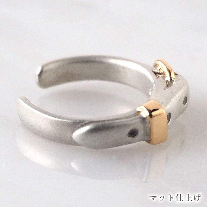 [2 types] small right handmade accessory belt ear cuff cute 2.5mm silver one ear [SR-PC-10] 