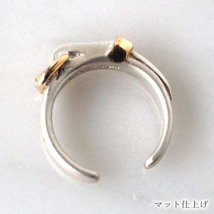 [2 types] small right handmade accessory belt ear cuff cute 2.5mm silver one ear [SR-PC-10] 