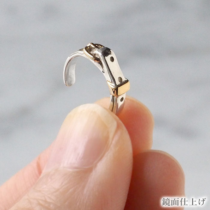 [2 types] small right handmade accessory belt ear cuff cute 2.5mm silver one ear [SR-PC-10] 