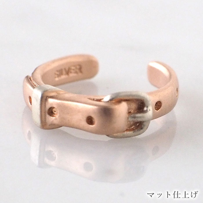 [2 types] small right handmade accessory belt ear cuff cute 2.5mm pink gold one ear [SR-PC-11] 