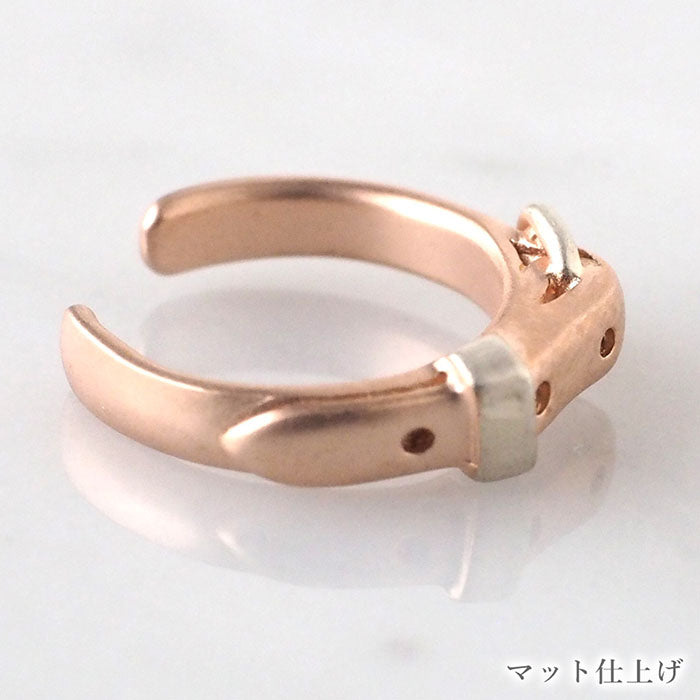 [2 types] small right handmade accessory belt ear cuff cute 2.5mm pink gold one ear [SR-PC-11] 