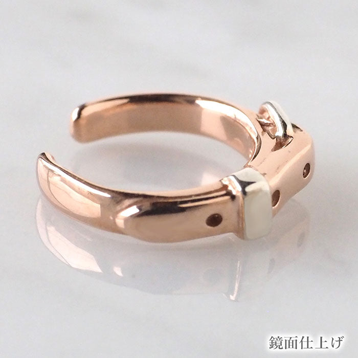 [2 types] small right handmade accessory belt ear cuff cute 2.5mm pink gold one ear [SR-PC-11] 