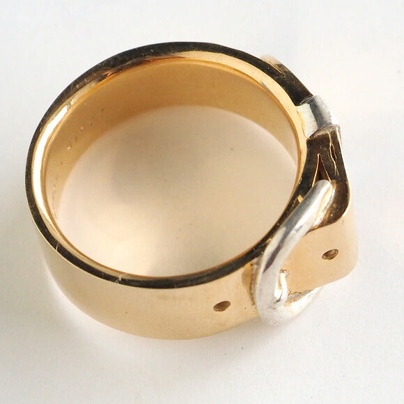 small right（スモールライト）ベルトリング Lサイズ cute ゴールド 18Kメッキ 7.3mm幅 鏡面仕上げ [SR-RG-05]