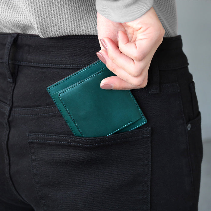 [5 colors] TSUKIKUSA slim wallet wallet [Chidori] [SW-1] 