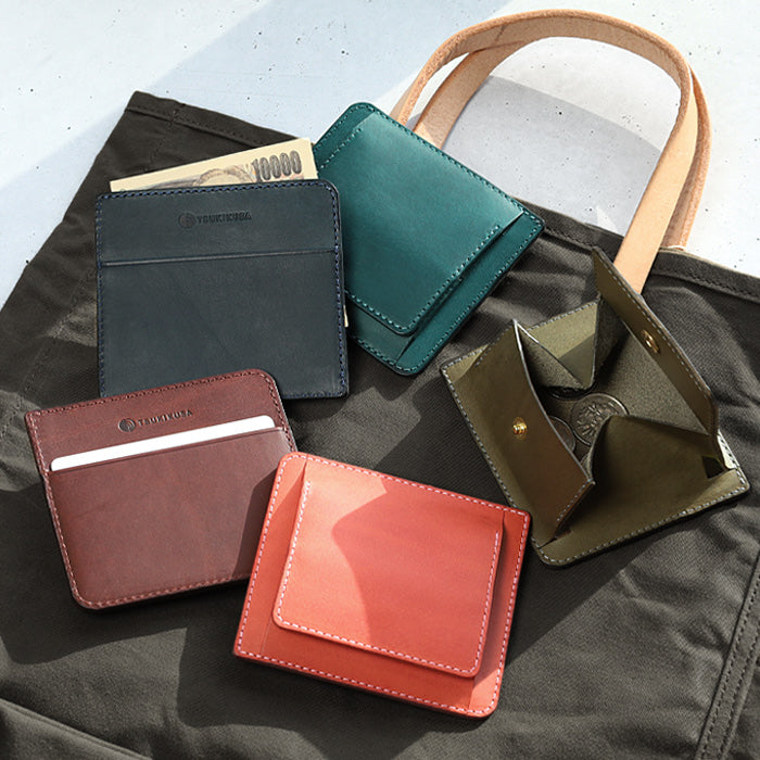 [Choose from 5 colors] TSUKIKUSA slim wallet wallet [Chidori] [SW-1] 