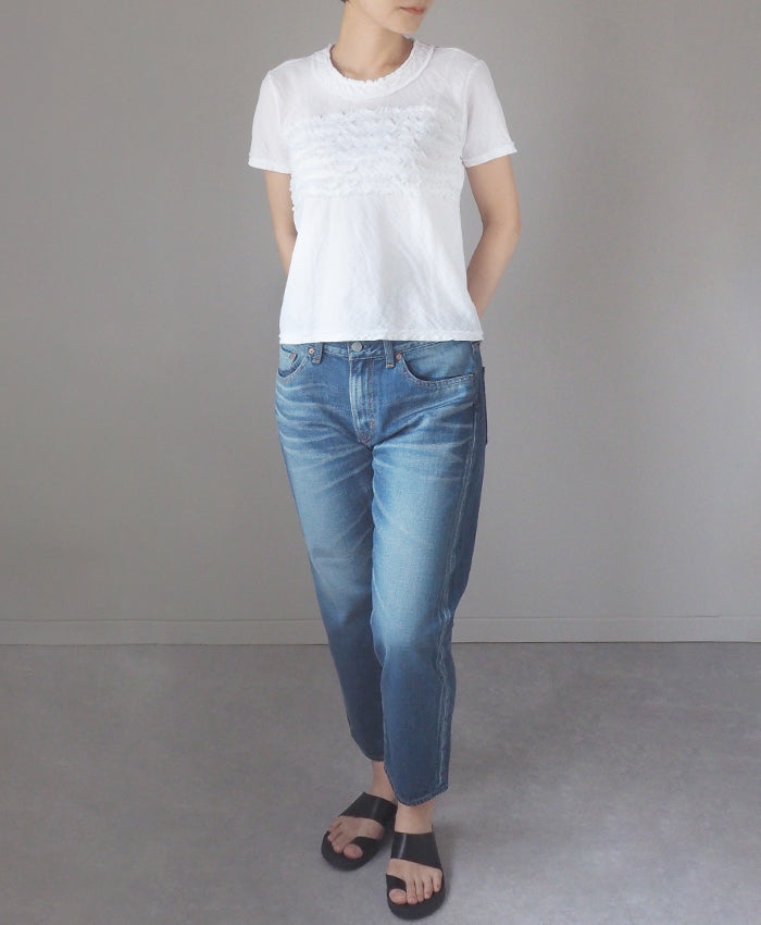 【全30色】ガーゼ服工房 garage（ガラージ）ダブルガーゼ 半袖 ふわふわTシャツ レディース [TS-03-SS]