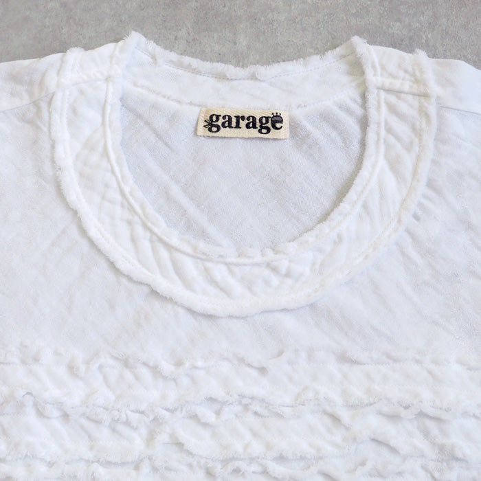 [All 30 colors] Gauze Clothing Studio Garage Double Gauze 3/4 Sleeve Fluffy T-shirt Ladies [TS-03-7S] 