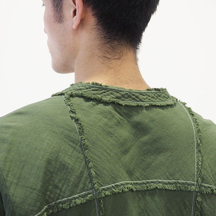 [All 29 colors] Gauze Clothing Studio Garage Double Gauze Square T-shirt Long Sleeve Men's [TS-24] 