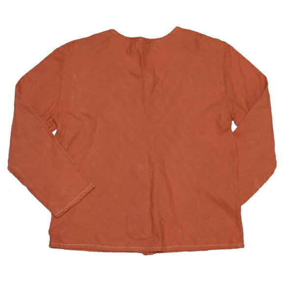[All 25 colors] Gauze clothing studio garage (garage) Double gauze 3/4 sleeve cardigan [TS-32] 